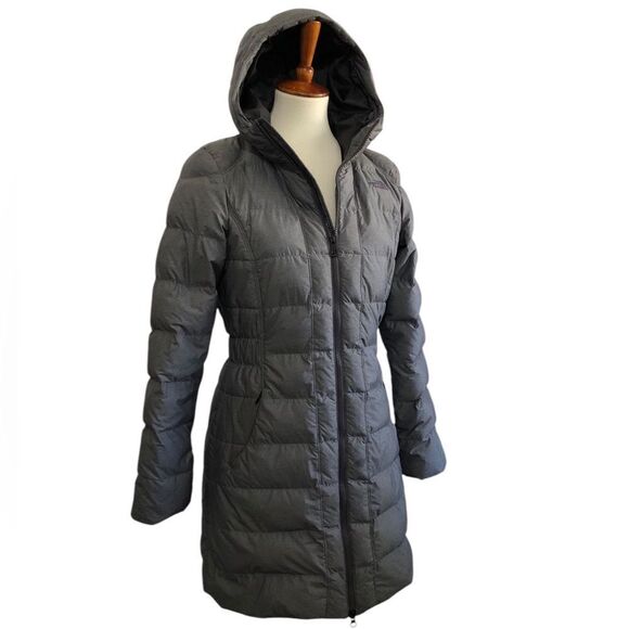 The North Face Women’s Hooded Parka Goose Down Gray Water Repellent Size Small - Picture 1 of 15